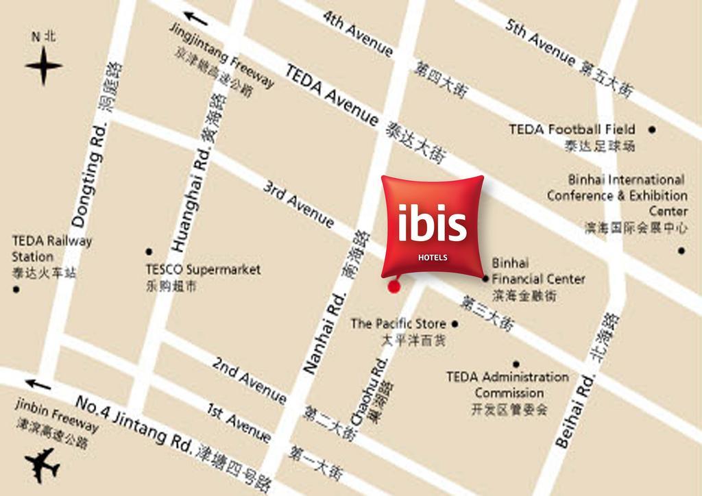 Ibis Tianjin Teda Otel Dış mekan fotoğraf